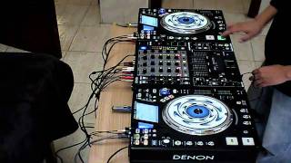 DENON 5500 (Stalin DJ mesclando Tarck 2 de Salsa en Vivo )