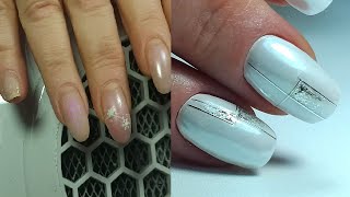 ❤ МЕГА СТИЛЬНЫЙ дизайн ногтей ❤ ГИБКИЕ ленты ❤ ЖЕМЧУЖНЫЕ ногти ❤ ЭКСПРЕСС дизайн ногтей гель лаком ❤