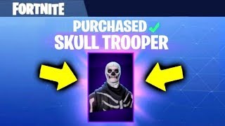 SKULL TROOPER WROCIL ! CALY ZESTAW W GRZE |  - FORTNITE BATTLE ROYALE