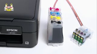 Установка СНПЧ на МФУ Epson Expression Home XP-225