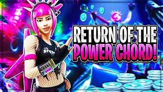 Trying out the NEW Power Chord Skin !- Solo  Fortnite Victory Royale !