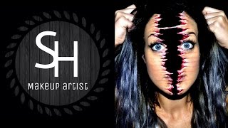 OPTICAL ILLUSION MAKEUP | Ripped Face