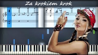 Cleo - Za Krokiem Krok | Piano Cover | Instrumental Karaoke