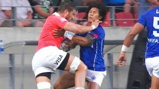 Hardest hits from Rugby 7's 2013 South Africa - Universal Sports