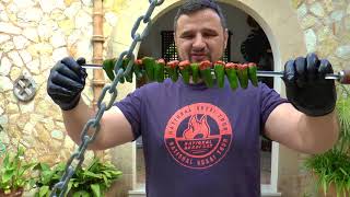 XXL MALLORCA SPIESSE mit gefüllten Piementos vom Grill  —- Klaus grillt