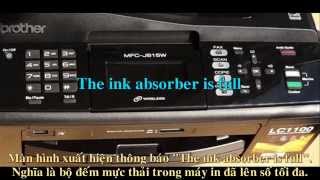 Reset Ink Absorber is Full Brother MFC-J615W