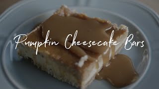Pumpkin Cheesecake Bars