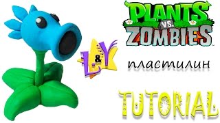 Как слепить Ледяной Горохострел Растения против Зомби Туториал Plants vs Zombies Tutorial