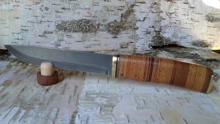 НОЖ ИЗ МЕХПИЛЫ # 3/ Knifemaking -  HSS knife # 3