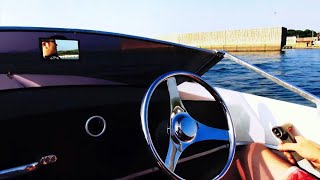 [#23] 全く釣れなかった時はサンセットクールジングをした事にする。 14ft FRP boat Onboard  video.  40HP outboard motor.