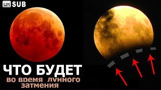 Лунное затмение - как это выглядит