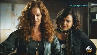 Once Upon A Time 7x11 Regina Zelena  resurrection amulet  "lucky guess" Season 7 Episode 11 Scenes