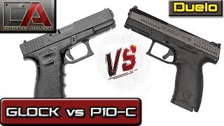Duelo CZ P10C vs Glock G25 (ou G19)