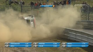 ETCC 2017. Race 2 Circuit Zolder. Rudolf Pešović Hard Crash