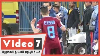شاهد ما فعله اسلام عيس بعد هدف فوز الاهلي على بيراميدز