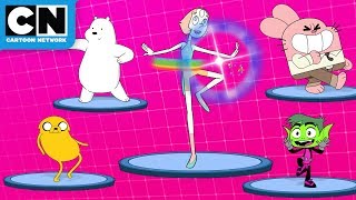 Cartoon Network Characters Fortnite Dance Challenge | Cartoon Network | LET'S LISTEN