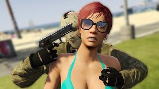 GTA 5 Mods Funny Moments -  HOSTAGE HUMAN SHIELD MOD!