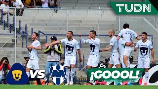 ¡Gool de Pumas! Vigón de palomita marca | Pumas 1 - 0 Rayados| Liga Mx - CL 2020 J-3 | TUDN