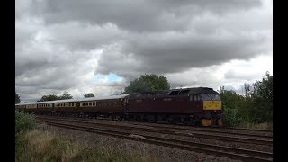 (4K) WCRC 47854 & 47746 ~ 5Z14 Powering through Thornes 19/08/2018