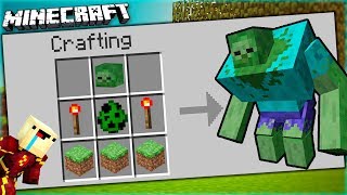 КАК СКРАФТИТЬ ЗОМБИ МУТАНТА В МАЙНКРАФТ ? ПОЛУЧИТЬ СЕКРЕТНЫЕ ПРЕДМЕТЫ В MINECRAFT ЗАЩИТА ФЛЕША НУБА