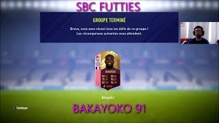 SBC FUT 18 : BAKAYOKO 91 FUTTIES MILIEU CENTRAL MDC CHELSEA FRANCE