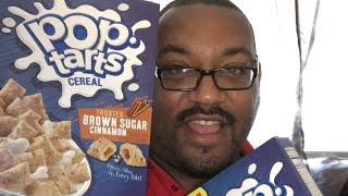 Pop tarts frosted strawberry and Brown Sugar Cinnamon Mukbang Review!!