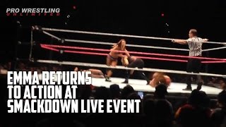 Emma Returns To Action At Smackdown Live Event #WWEPhoenix (VIDEO)