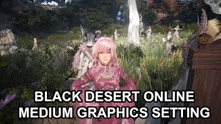 Black Desert Online MEDIUM Graphics Setting FPS Counter