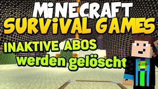 Youtube löscht ,,inaktive" Abonnenten - Minecraft Survival Games