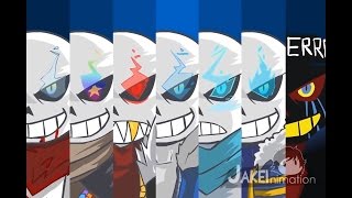 Super Smash Flash 2 - Sans vs Sans de underswap vs ink!sans vs Sans