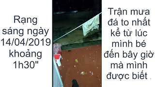 Mưa đá tại thái nguyên