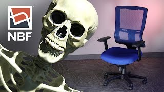 Halloween Skeleton Spoof | Ergonomic Office Chair | National Business Furniture