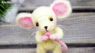 Амигуруми: схема Мышонок. Игрушки вязаные крючком - Free crochet patterns.