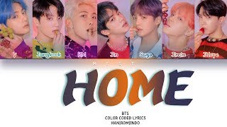 BTS (방탄소년단) -  HOME Lirik Terjemahan Indonesia