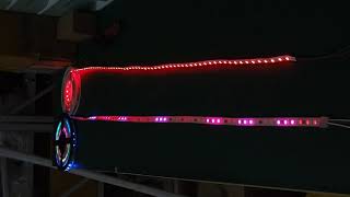 The effect of Dream color strip light & normal RGB strip light