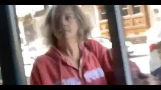 White woman physically detained a Black woman from leaving the building where she lives!