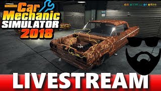 Car Mechanic Simulator 2018 | 1964 CHEVY IMPALA SUPERCHARGED! RESTORATION! Livestream #10