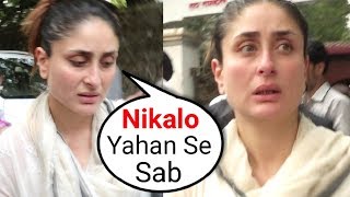 ANGRY Kareena Kapoor Shouts On Media At Her Grandmother Krishna Raj Kapoor Funeral
