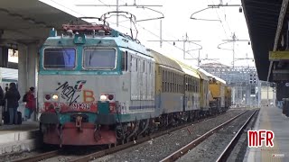 E632 029 + CARRI SOCCORSO e GRU da 125 t: INV FIRENZE OSMANNORO - LIVORNO CENTRALE.
