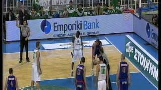 Panathinaikos Athens vs Panionios N. Smyrni (Greek Basket League # 12η αγων/κή # 08/01/12)