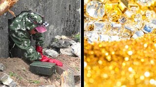 КЛАД БРИЛЛИАНТОВ В ФАШИСТСКОМ БУНКЕРЕ ЦИТАДЕЛИ! МЫ АХНУЛИ ОТКРЫВ СЕЙФ! TREASURES OF DIAMONDS!