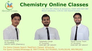 CSIR UGC NET JRF & GATE Chemical Science Course Structure & Syllabus| MadChem Classes |