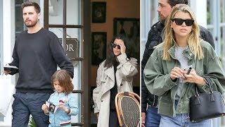 Kourtney Kardashian Tries To Drive Sofia Richie's Car After Lunch With Scott Disick In Santa Barbara