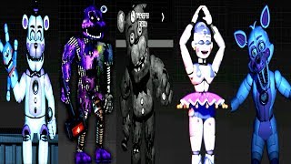 FNaF Ultimate Edition 2 All Animatronics [ EXTRAS ]