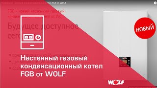 Настенный газовый конденсационный  котел FGB от WOLF