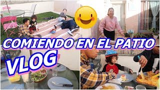 ACAMPANDO EN EL PATIO/QUE LOCURA!!?? DÍA MUY DIVERTIDO