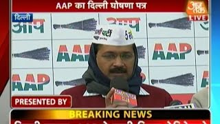AAP presents election manifesto for Delhi