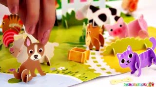 Утро на Ферме с Животными – Детское Развивающее видео kids video play