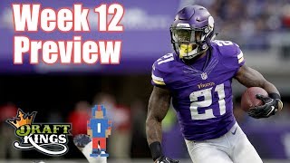 NFL Week 12 Preview & Picks - DraftKings