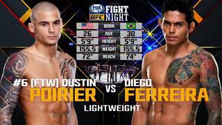 UFC Full Fight : Dustin Poirier vs Diego Ferreira
